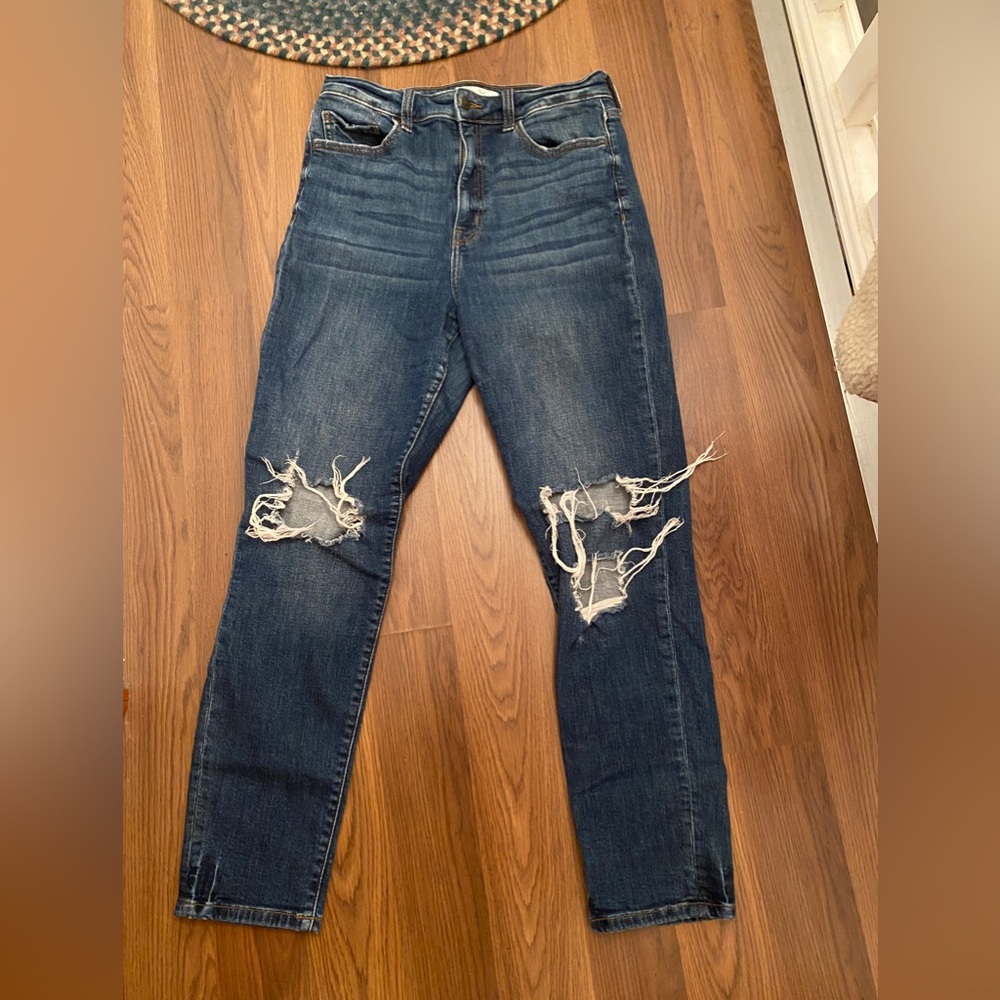 Buckle brand (willow and root) jeans the mom got ultra high rise